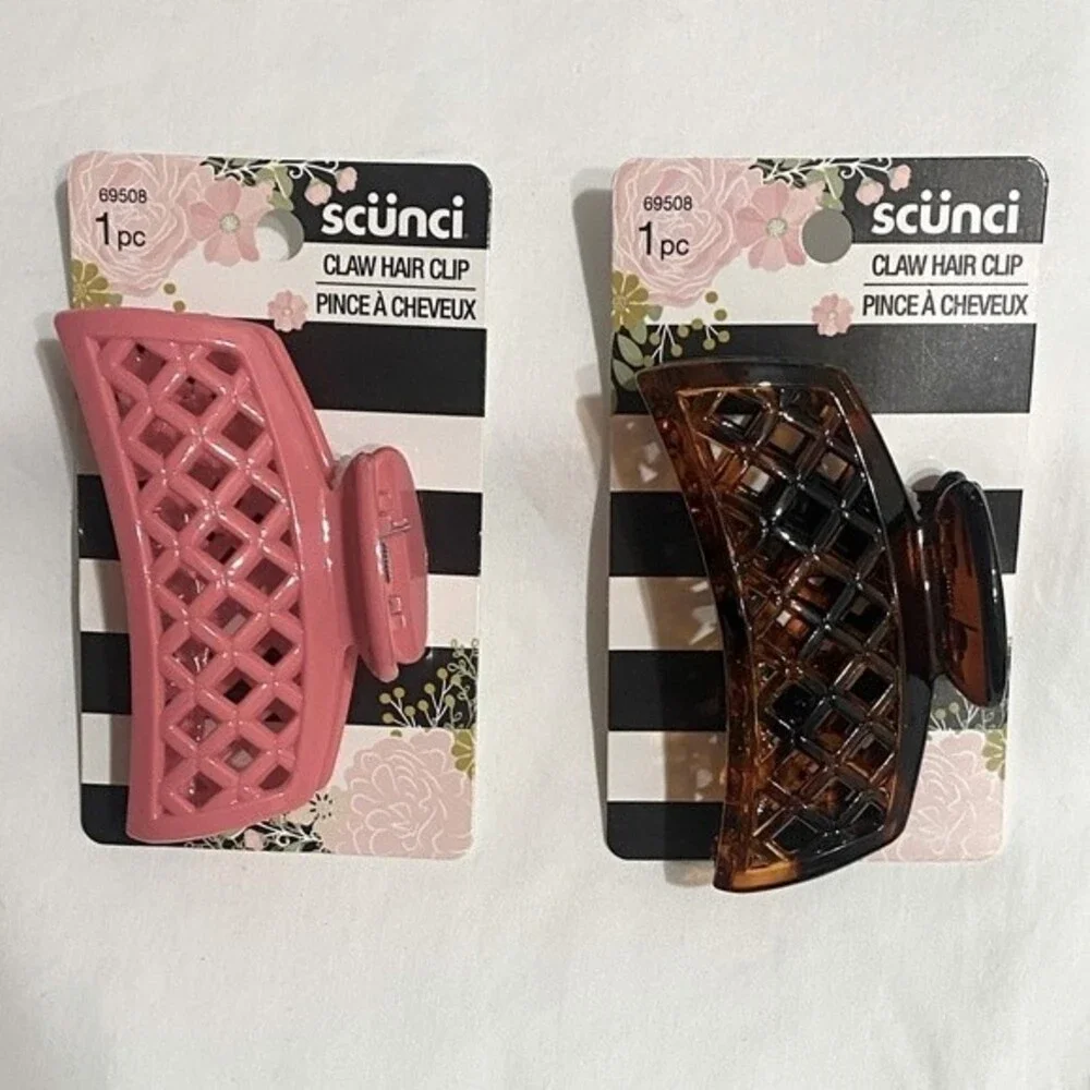 Scunci Jaw Hair Clips (Set of 2)